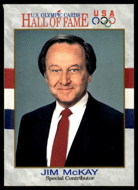 Impel U S Olympic Hall Of Fame Jim Mckay Ebay