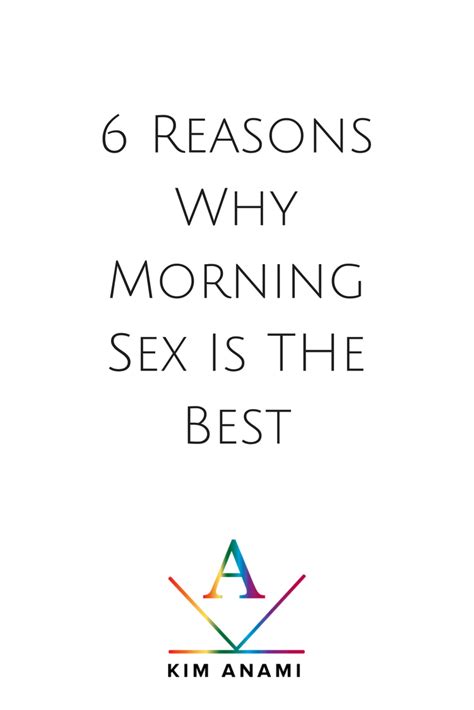 6 Reasons Why Morning Sex Is The Best Artofit