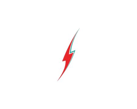 Lightning Thunderbolt Electricity Logo Design Template Illustration