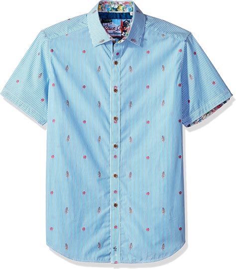 Amazon Robert Graham Men S Randle S S Classic Fit Woven Shirt