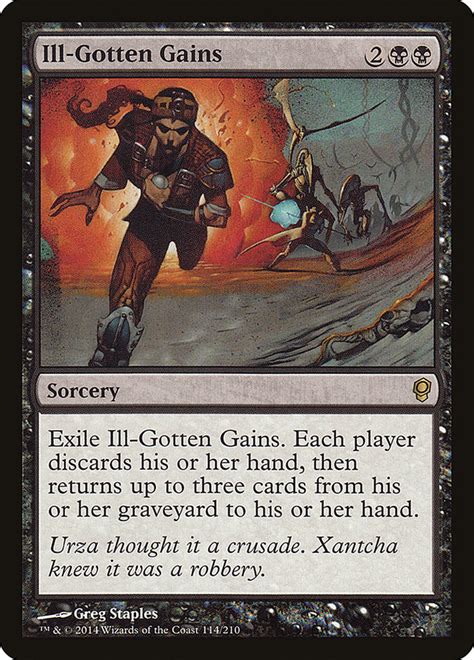 Ill Gotten Gains Combos Edh