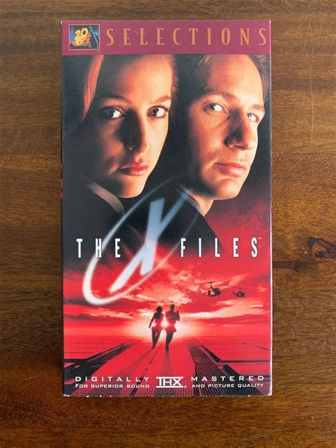 The X Files 20th Century Fox Selections VHS Video