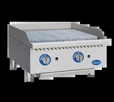 Globe GCB24G CR 24 Gas Countertop Radiant Charbroiler