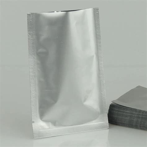 Pcs X Cm Pure Aluminium Foil Flat Bag Silvery White Mylar Flat