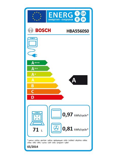 four intégrable multifonction 71l 60cm a ecoclean inox hba5560s0