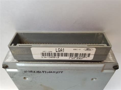 Engine Computer Pcm Ecm Ecu L Gas Fed Match Part Fits Ford F