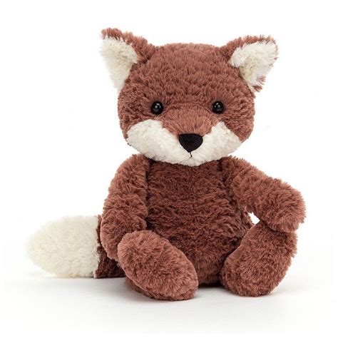 Tumbletuft Fox Peluche Renard Jellycat Sur Moutona Pattes