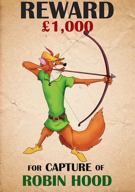 Robin Hood Wanted Poster by TheNoblePirate on DeviantArt