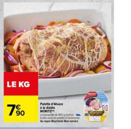 Promo Palette D Alsace La Diable Moritz Chez Carrefour Icatalogue Fr