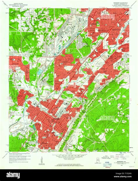 Bessemer Alabama Map Hi Res Stock Photography And Images Alamy