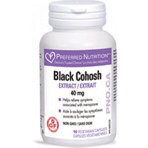 Preferred Nutrition Black Cohosh 40 Mg 90 Vegi Caps Your Health Food