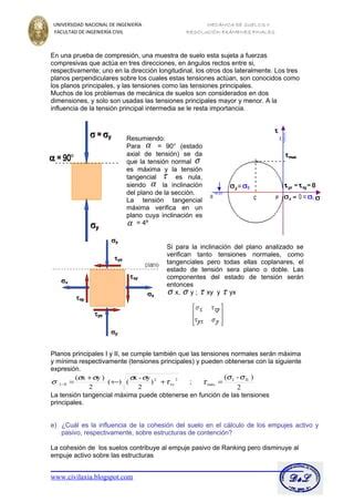 Examen Final Mecanica De Suelos 2 2001 Resuelto PDF