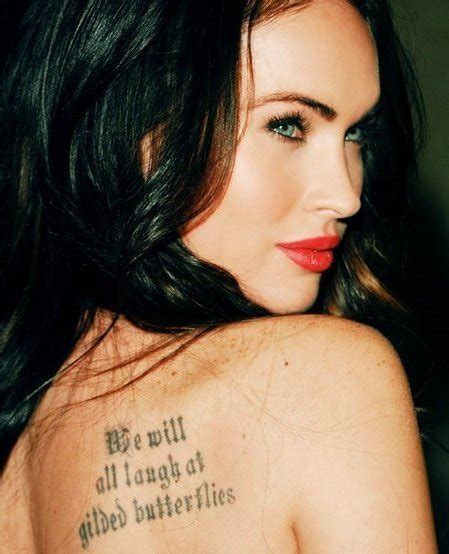 Perfection Tattoos: Megan Fox Tattoos