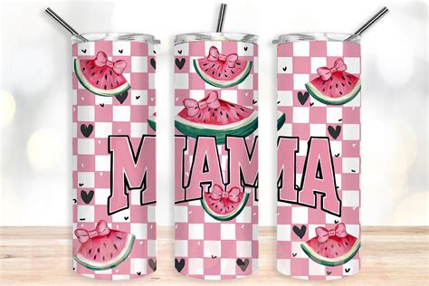 Mama Coquette Bow Tumbler Wrap Png Graphic By Pinkpanda Creative Fabrica