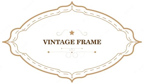 Premium Vector Vintage Frame Template Vector Illustration