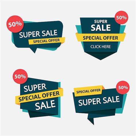 Premium Vector Colorful Shopping Sale Label Template