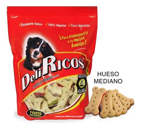 Premios Deli Ricos Hueso Mediano Kg Natural Env O Grat