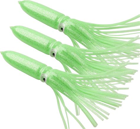 Luminous Octopus Squid Skirts Fishing Lures Glow Soft Octopus Skirts