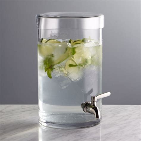 Glass Drink Dispenser Reviews Crate Barrel Canada