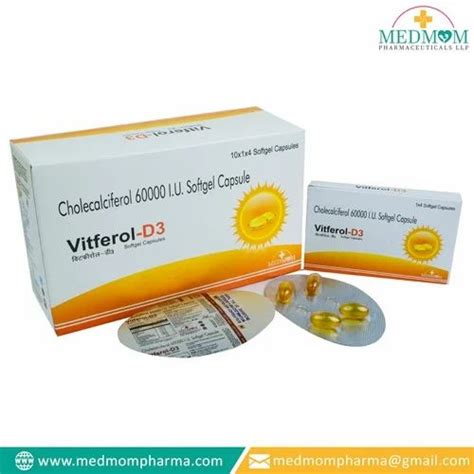 Vitferol D Cholecalciferol I U Softgel Capsules X X At Rs