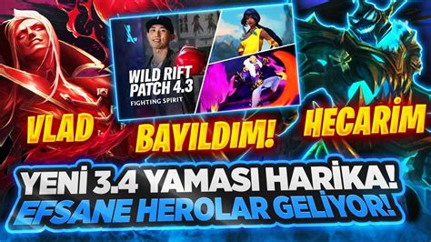 WİLD RİFT YENİ 4 3 YAMASI EN İYİ YAMA MI VLADİMİR HECARİM NİLAH YENİ