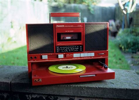 Pannasonic Player | Boombox, Vintage electronics, Record players