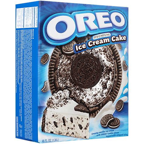 Oreo Premium Ice Cream Cake Fl Oz Sheet Cut Cakes Ingles Markets