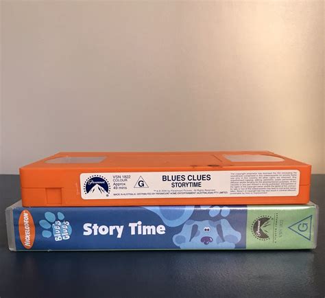 Blue S Clues Play Along With Blue Story Time VHS Video Tape