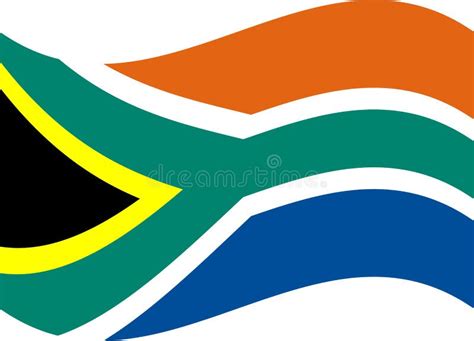 National Flag of South Africa in Official Colors and Proportions Icons ...