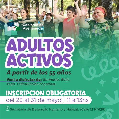 Est N Abiertas Las Inscripciones Para Adultos Activos El Programa De