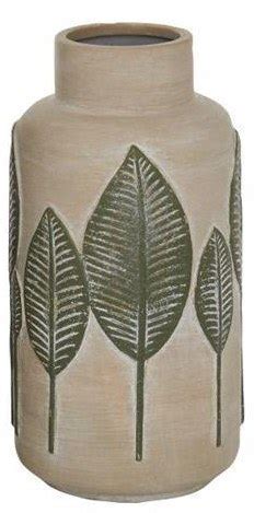 11 Green Leaves Ceramic Vase Wilford Lee Home Accents