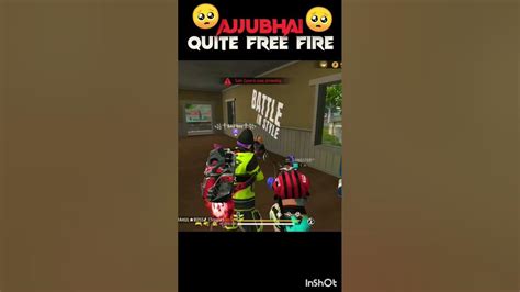 Ajjubhai Quit Free Fire Community 🥹 Parasamsunga3a5a6a7j2j5j7