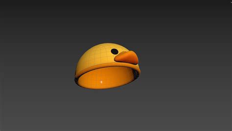 Hat024 Duck Hat 3d Model Cgtrader