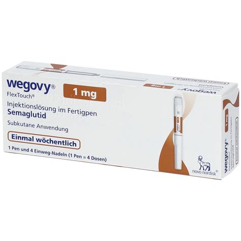 Wegovy Mg Flextouch Injektionslsg Fertigpen X Ml Mit Dem E Rezept