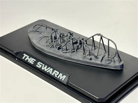 The Swarm Mini Roller Coaster Model Diorama With Display Case Thorpe
