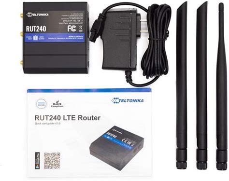 Teltonika RUT240 LTE CAT4 Industrial Cellular Router