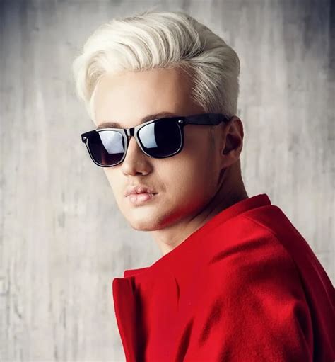 30 Cool Platinum Blonde Hairstyles For Men