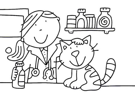 Veterinarian Coloring Pages Free Printable Coloring Pages For Kids