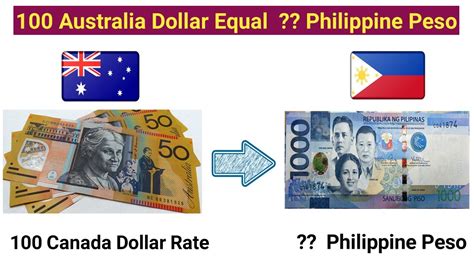 100 Australian Dollar To Philippines Peso 100 Australia Dollar Rate