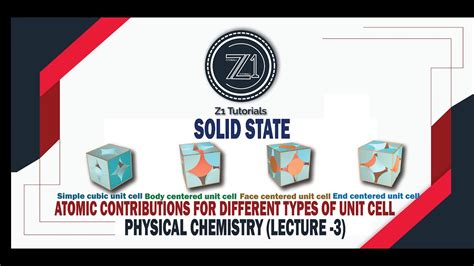 Calculations Of Atoms In Different Types Of Unit Cells Solid State