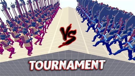 50 Vs 50 Melee Units Tournament Totally Accurate Battle Simulator