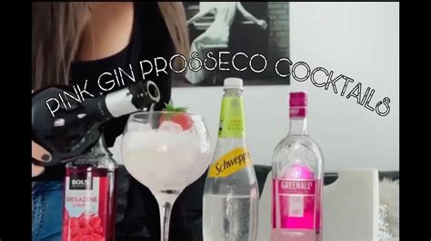 Pink Gin Prosecco Cocktails Youtube