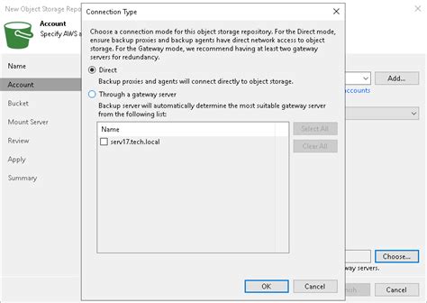 Step Specify Object Storage Account User Guide For Vmware Vsphere