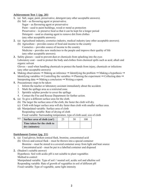 Solution Chemistry Kssm Form Textbook Answer Studypool