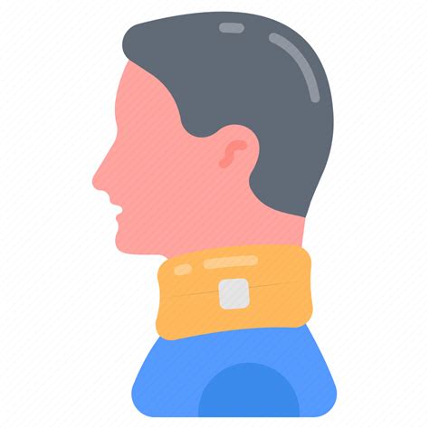 Neck Injury Trauma Fracture Cervix Collar Icon Download On