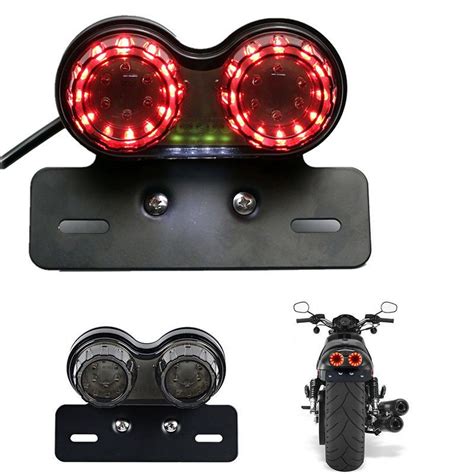 Motorcycle Led Stop Tail Light Rear Brake Turn Signal Lights Lamp