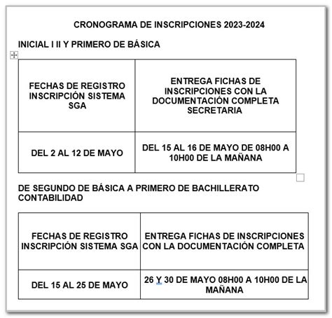 Alumnos Nuevos Requisitos Inscripciones