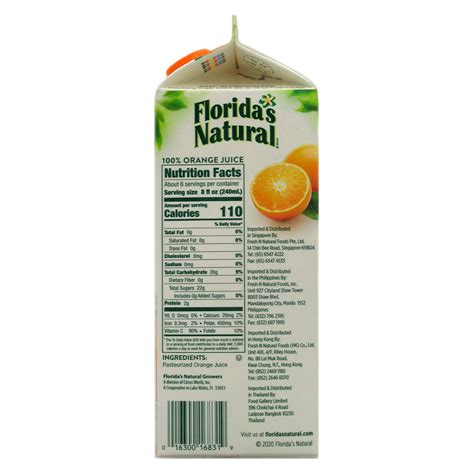 Jugo De Naranja Natural Litros Marca Floridas Natural Tremus