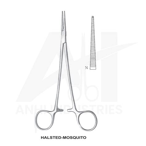 Halsted Mosquito Artery Forceps Str 1X2 Teeth 21cm AI 52 798