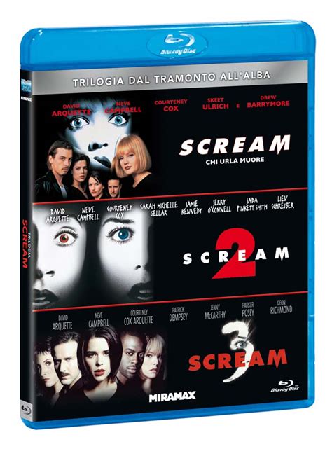 Scream Trilogia 3 Blu Ray Bloodbuster